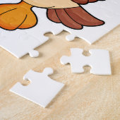 コーヒーマグ付きフクロウ ジグソーパズル (側面)