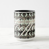 コーヒーマグ付き金ゴールド文字 マグカップ (中央)