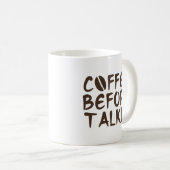 コーヒーマグ前のコーヒー コーヒーマグカップ (正面右)