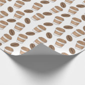 コーヒーマグ及びコーヒー豆包装紙 ラッピングペーパー (角)