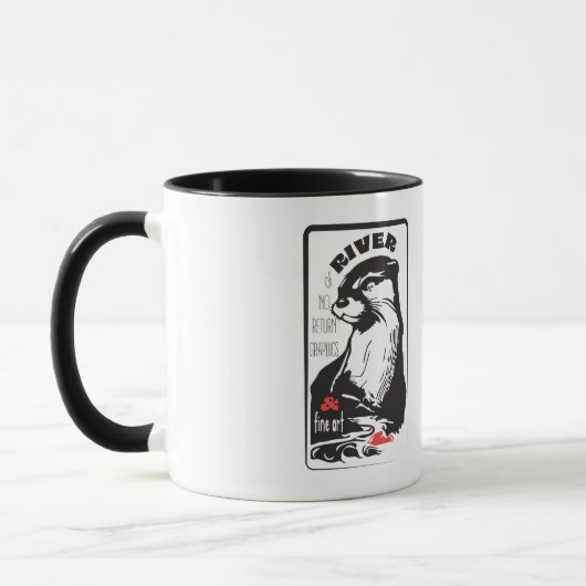 コーヒーマグ川 マグカップ (左)