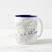 コーヒーマグ愛の平和 ツートーンマグカップ (正面右)