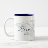 コーヒーマグ愛の平和 ツートーンマグカップ (左)