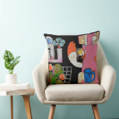 コーヒーマグ抽象芸術装飾用クッション クッション (椅子)