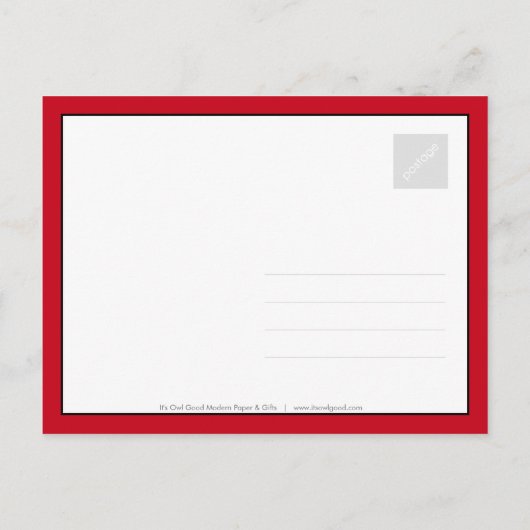 コーヒーマグ日付カードを保存 案内ポストカード (裏面)