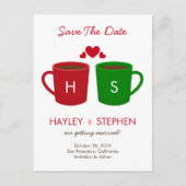 コーヒーマグ日付カードを保存 案内ポストカード (正面)