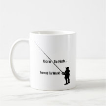 コーヒーマグ生まれ:魚に、強制的に働く