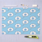 コーヒーマグ考えバブル 薄葉紙 (クラフト)