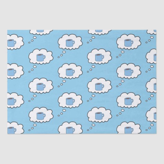 コーヒーマグ考えバブル 薄葉紙 (正面)