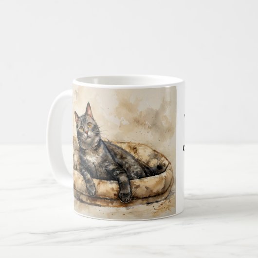 コーヒーマグ4猫好き! コーヒーマグカップ (正面左)