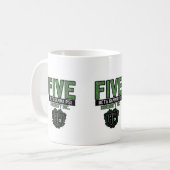 コーヒーマグ5杯 コーヒーマグカップ (正面左)