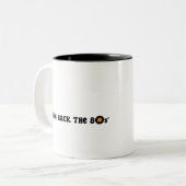 コーヒーマグ80年代を復活 ツートーンマグカップ (正面左)