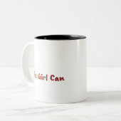 コーヒーマグ「この女の子缶」 ツートーンマグカップ (正面左)