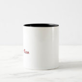 コーヒーマグ「この女の子缶」 ツートーンマグカップ (中央)