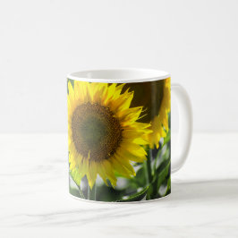 コーヒーマグ - ひまわりの花盛り コーヒーマグカップ