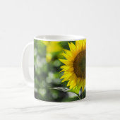 コーヒーマグ - ひまわりの花盛り コーヒーマグカップ (正面左)