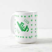 コーヒーマグ : アイリッシュラック コーヒーマグカップ (正面左)