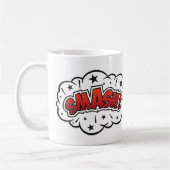 コーヒーマグ – アポップ・アートのートスマッシュ コーヒーマグカップ (左)