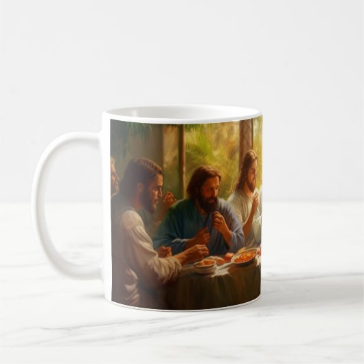 コーヒーマグ・イエス最後の晩餐 コーヒーマグカップ (左)