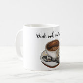 「コーヒーマグ：カップごとの暖かさ」 コーヒーマグカップ (正面左)