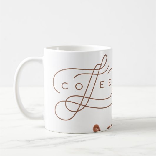 「コーヒーマグ：カップの心地よい」 コーヒーマグカップ (左)