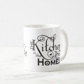 コーヒーマグ – キッチンは家のハート コーヒーマグカップ (正面右)