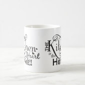 コーヒーマグ – キッチンは家のハート コーヒーマグカップ (中央)