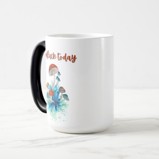 コーヒーマグ(キノコ引用文) モーフィングマグカップ (正面左)