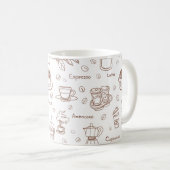 「コーヒーマグ:コーヒー、スタイル」 コーヒーマグカップ (正面右)