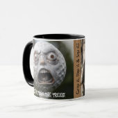 コーヒーマグ・ゴルファー、"木から離れなさい! マグカップ (正面左)