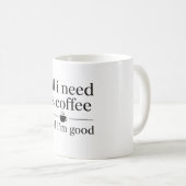 コーヒーマグ ☕ シンプルなコーヒーラバー コーヒーマグカップ (正面右)
