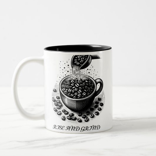 コーヒーマグ ツートーンマグカップ (左)