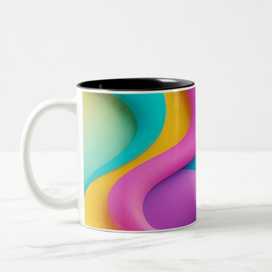 コーヒーマグ ツートーンマグカップ (左)