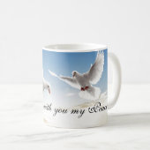 コーヒーマグ・ドーブ平和 コーヒーマグカップ (正面右)