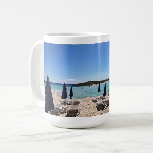 コーヒーマグ(ニッシービーチ1) コーヒーマグカップ (正面左)