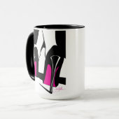 コーヒーマグ(ハイヒールアート) マグカップ (正面左)
