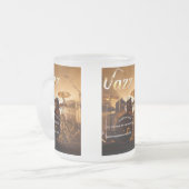 コーヒーマグ フロストグラスマグカップ (正面左)