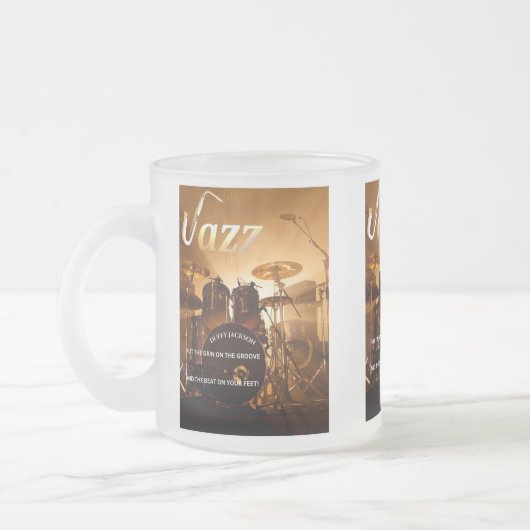 コーヒーマグ フロストグラスマグカップ (左)