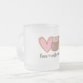 コーヒーマグ フロストグラスマグカップ (正面左)