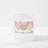 コーヒーマグ フロストグラスマグカップ (中央)