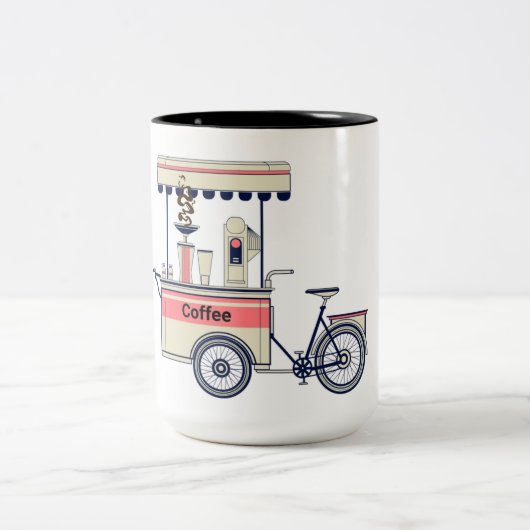 コーヒーマグ、ホットココア ツートーンマグカップ (中央)