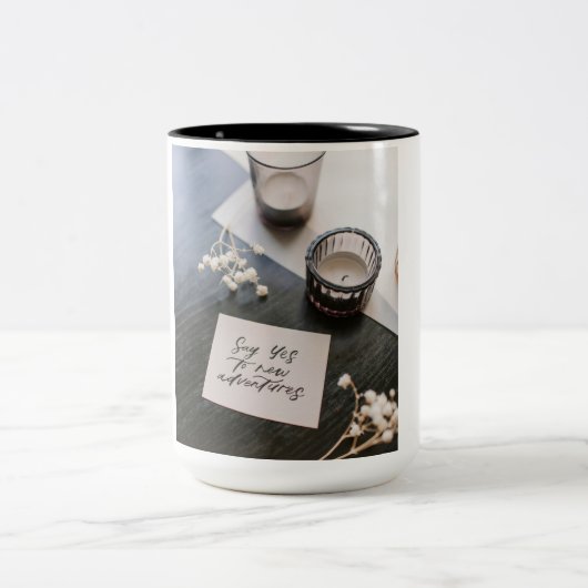 コーヒーマグ、ホットココア ツートーンマグカップ (中央)