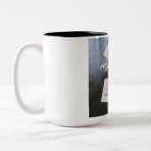 コーヒーマグ、ホットココア ツートーンマグカップ (左)