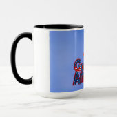 コーヒーマグ、ホットチョコレート マグカップ (左)