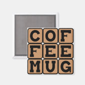 コーヒーマグ マグネット (正面/裏面)
