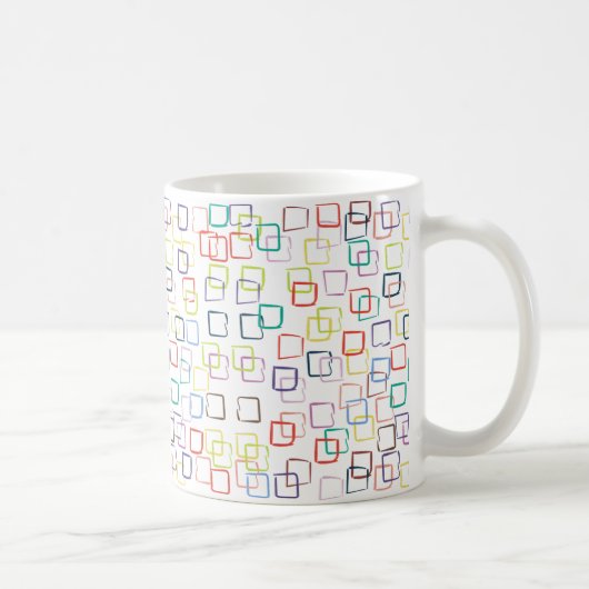 コーヒーマグ - モダンアーティスティックスタイル コーヒーマグカップ (右)