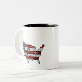 コーヒーマグ：信仰、希望、愛 ツートーンマグカップ (正面左)