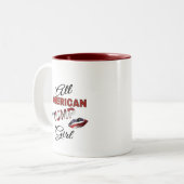 コーヒーマグ：全米トランプ少女 ツートーンマグカップ (正面左)