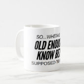 コーヒーマグ – 十分な古さ コーヒーマグカップ (正面左)