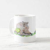 コーヒーマグ：喉の渇き コーヒーマグカップ (正面左)